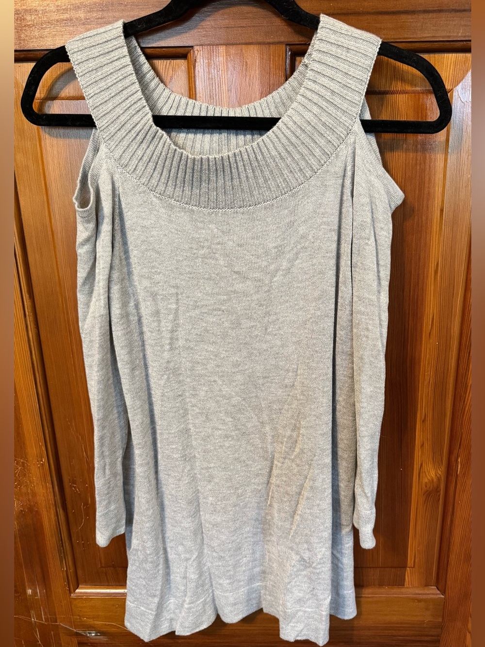 Grey Kismet Off the Shoulder Sweater